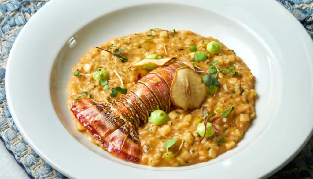 Risoto com Cauda de Lagosta 1024x585